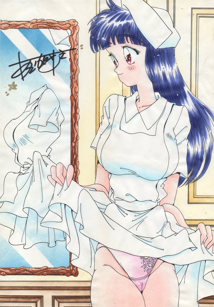 『Vナース』カラー原画&サイン入り生写真のオマケ付きです。