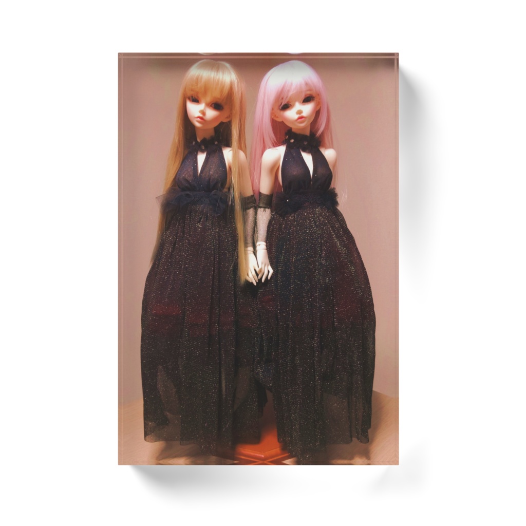 ◕ 球体関節人形 アクリル ブロック ◕