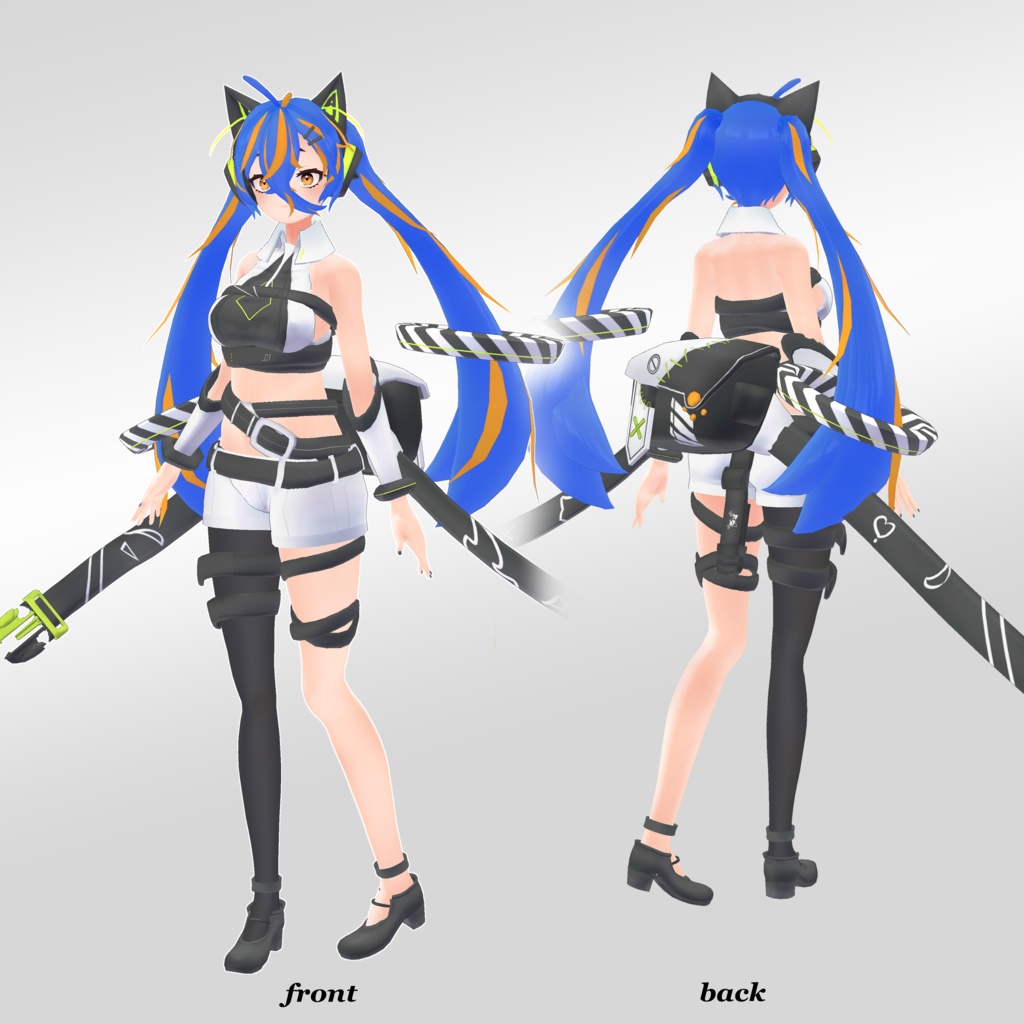 オリジナル3Dモデル「ネクロ」