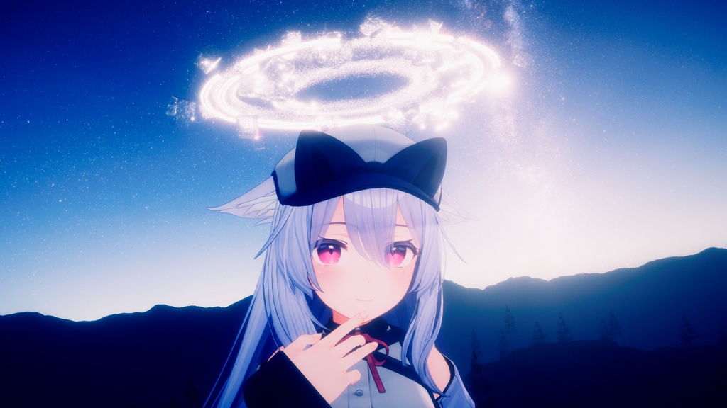 【VRChat向け小物】天使の輪