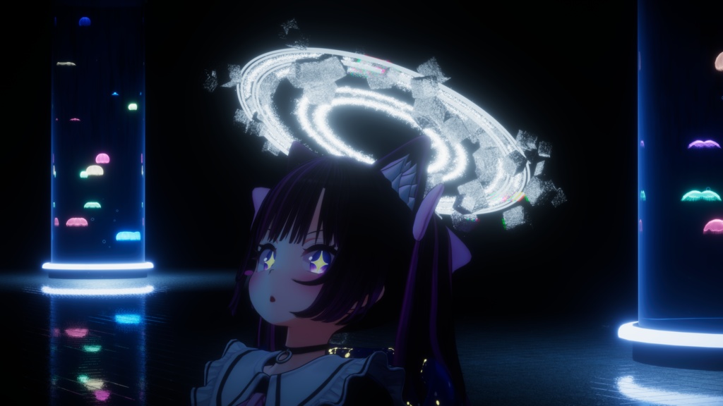 【VRChat向け小物】天使の輪