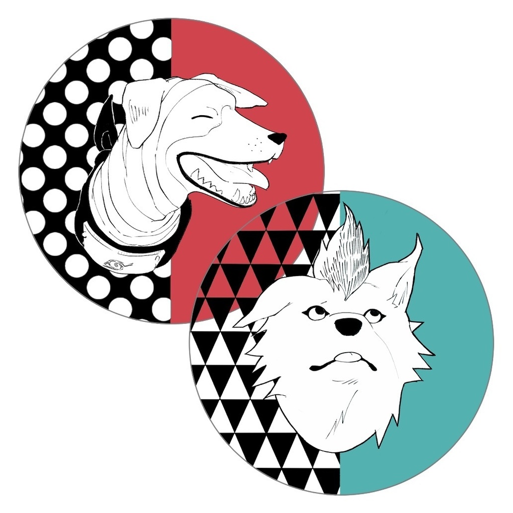 忍犬アクキー ウーヘイ&シバ