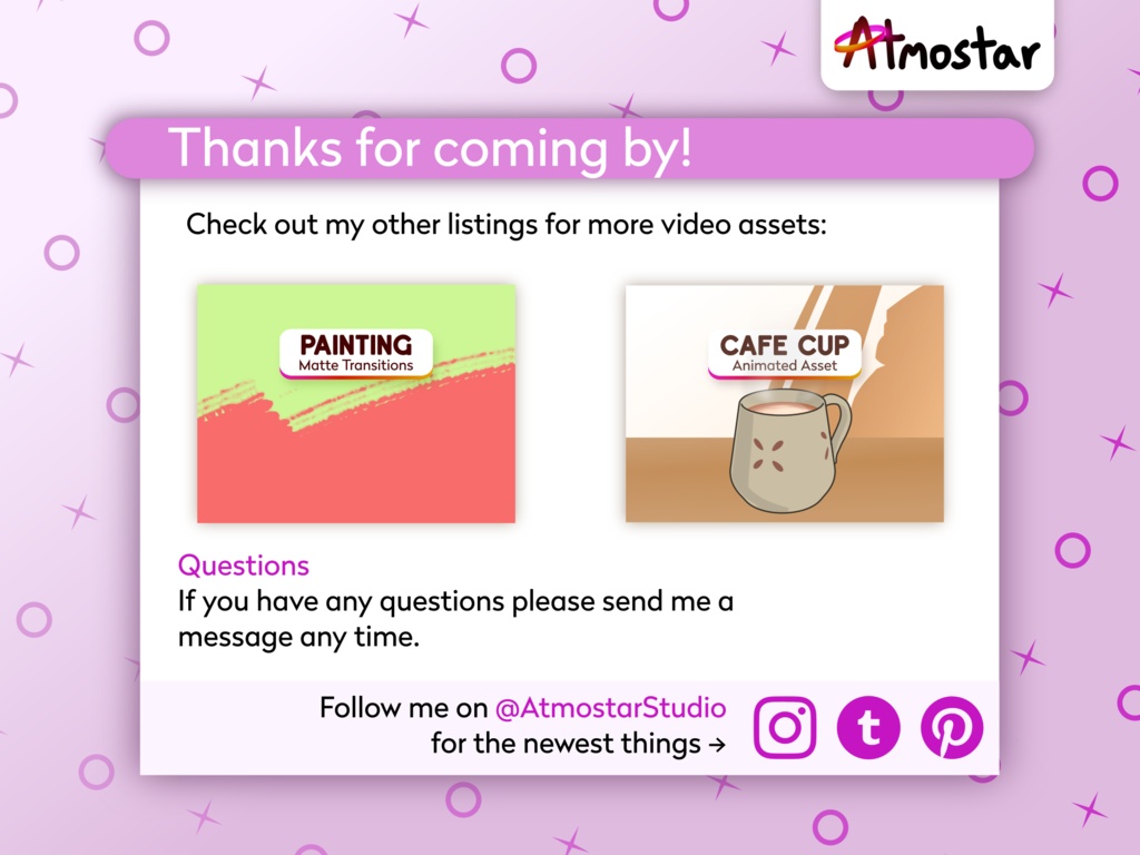 Iced Boba Tea Stream Overlay: Animated Vtuber Asset (webm and png)