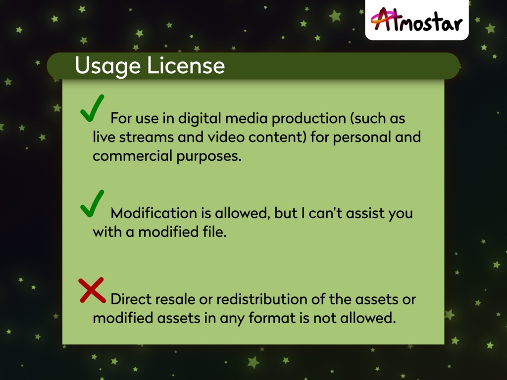 Glow Star Stream Package: Animated Overlays, Alerts, Borders, and Title Screens (webm and png)