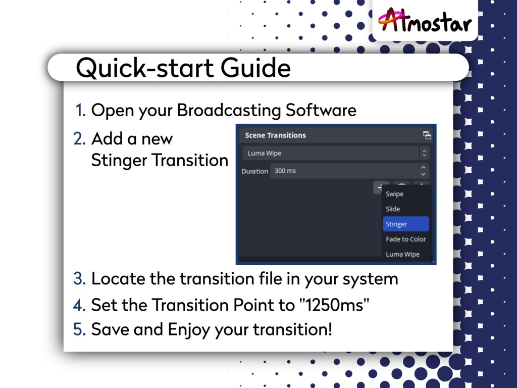 Comic Halftone Matte Transitions: Animated Retro Art Assets (mp4 download)