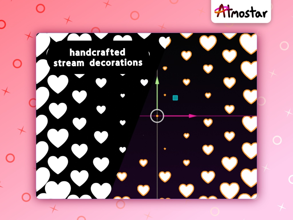 Heart Matte Transitions: Romantic Animated Stream Assets (mp4 download)