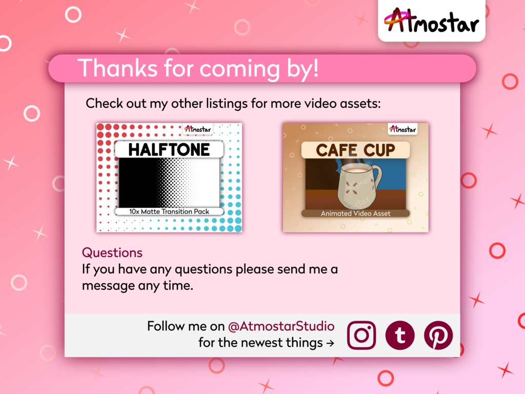 Heart Matte Transitions: Romantic Animated Stream Assets (mp4 download)