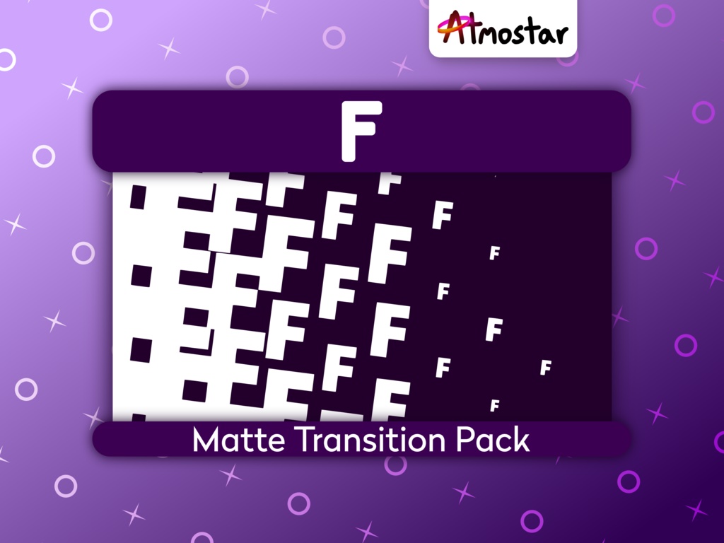 F Storm Transition - Pack of Funny Animated Scene Transitions for Gaming Live Stream and Comedy Video Scene Transitions