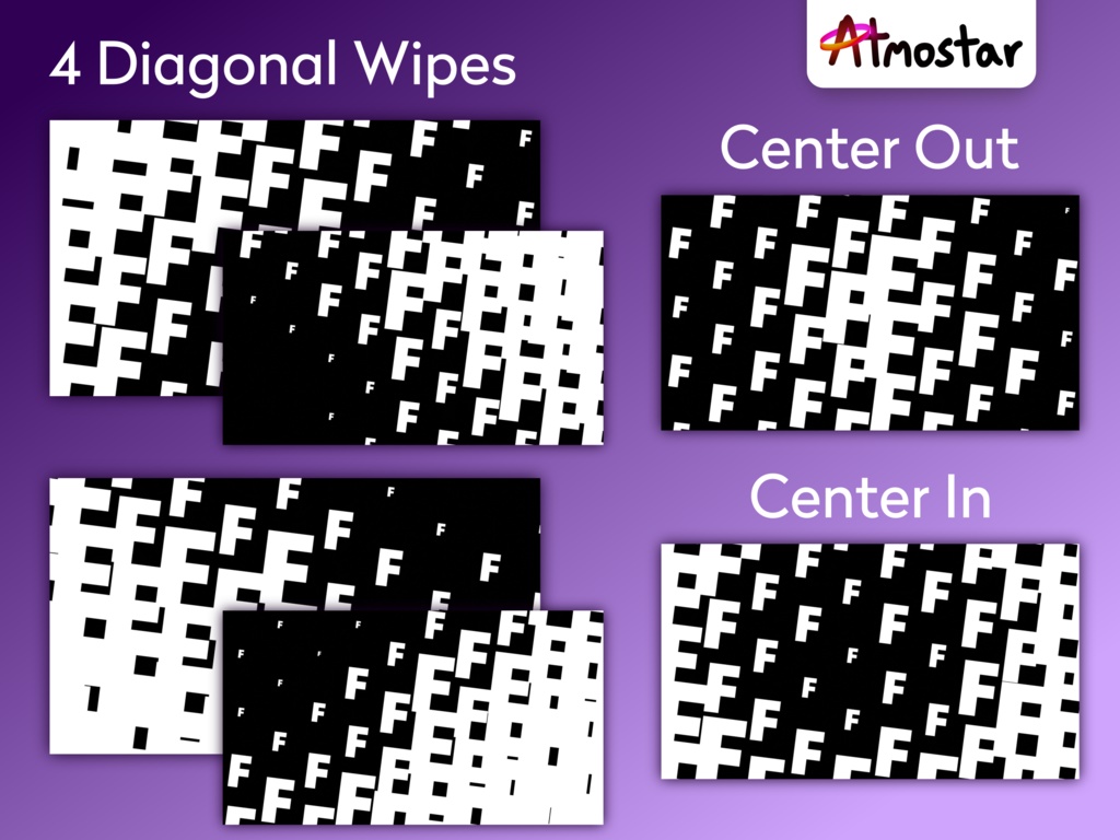 Flying F Matte Transitions: Funny Animated Gaming Fail Stream Assets (mp4 download)