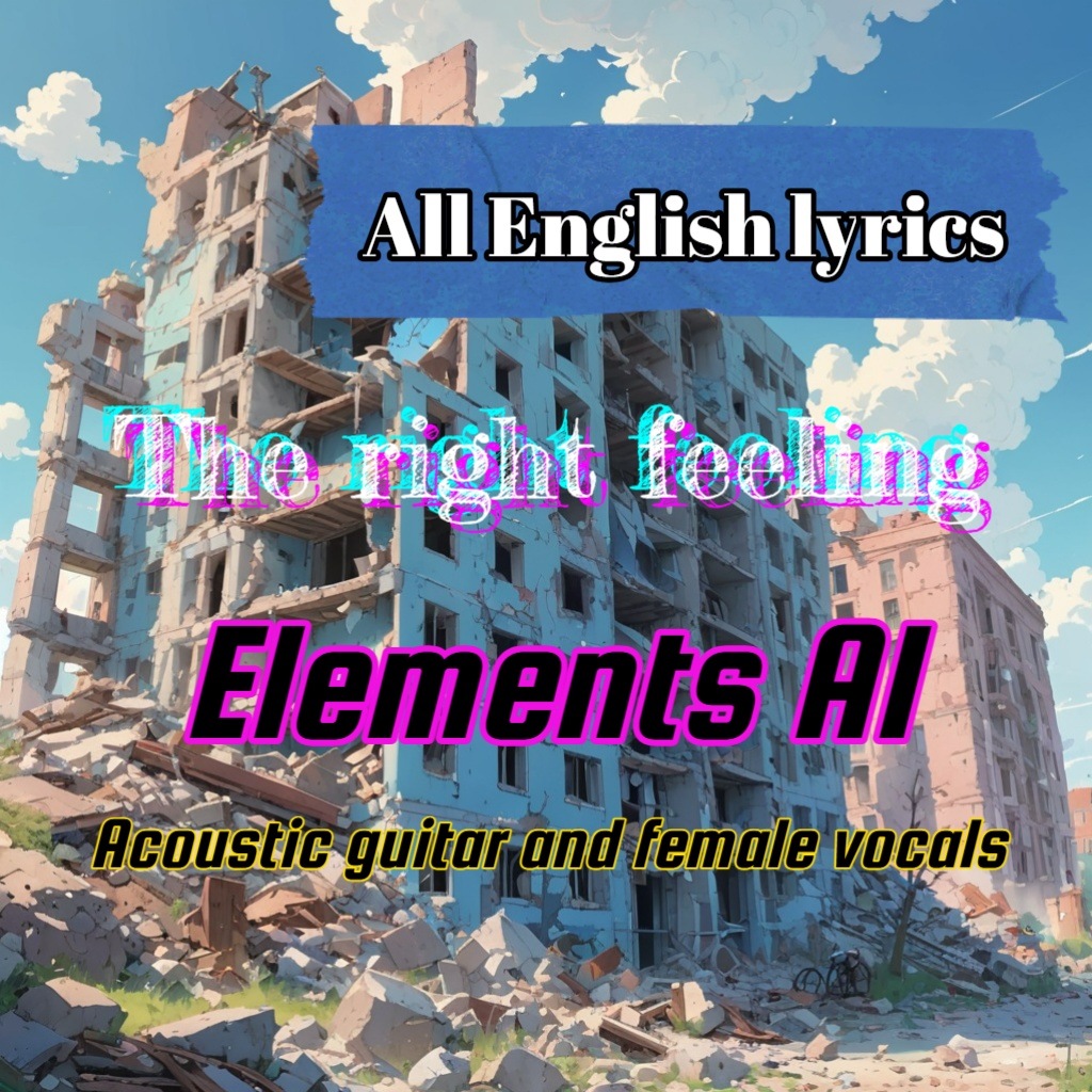 The right feeling 【All English lyrics 】【Flame of Passion 1st song】 acoustic guitar