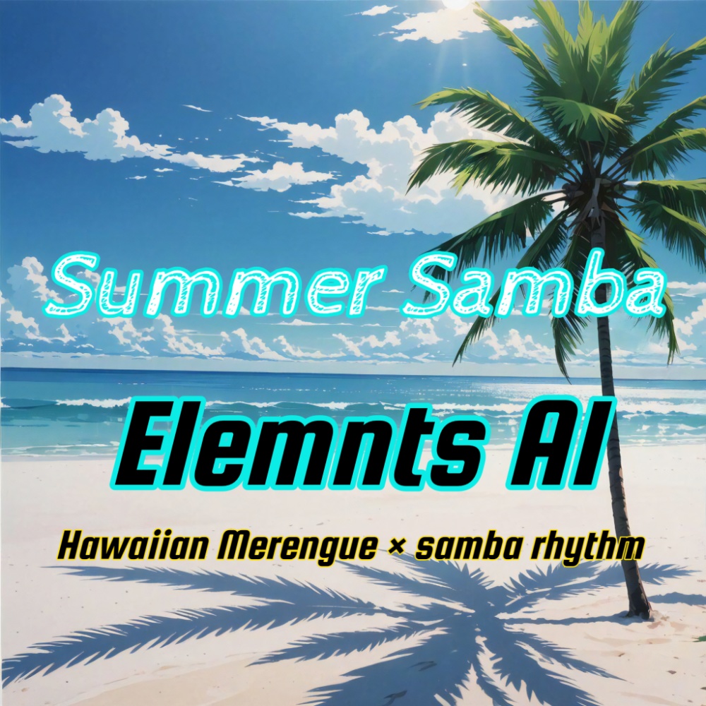 summer samba【風のハヤテ19曲目】【Hawaiian Merengue × samba rhythm × SUNOv4.5】男性ボーカル