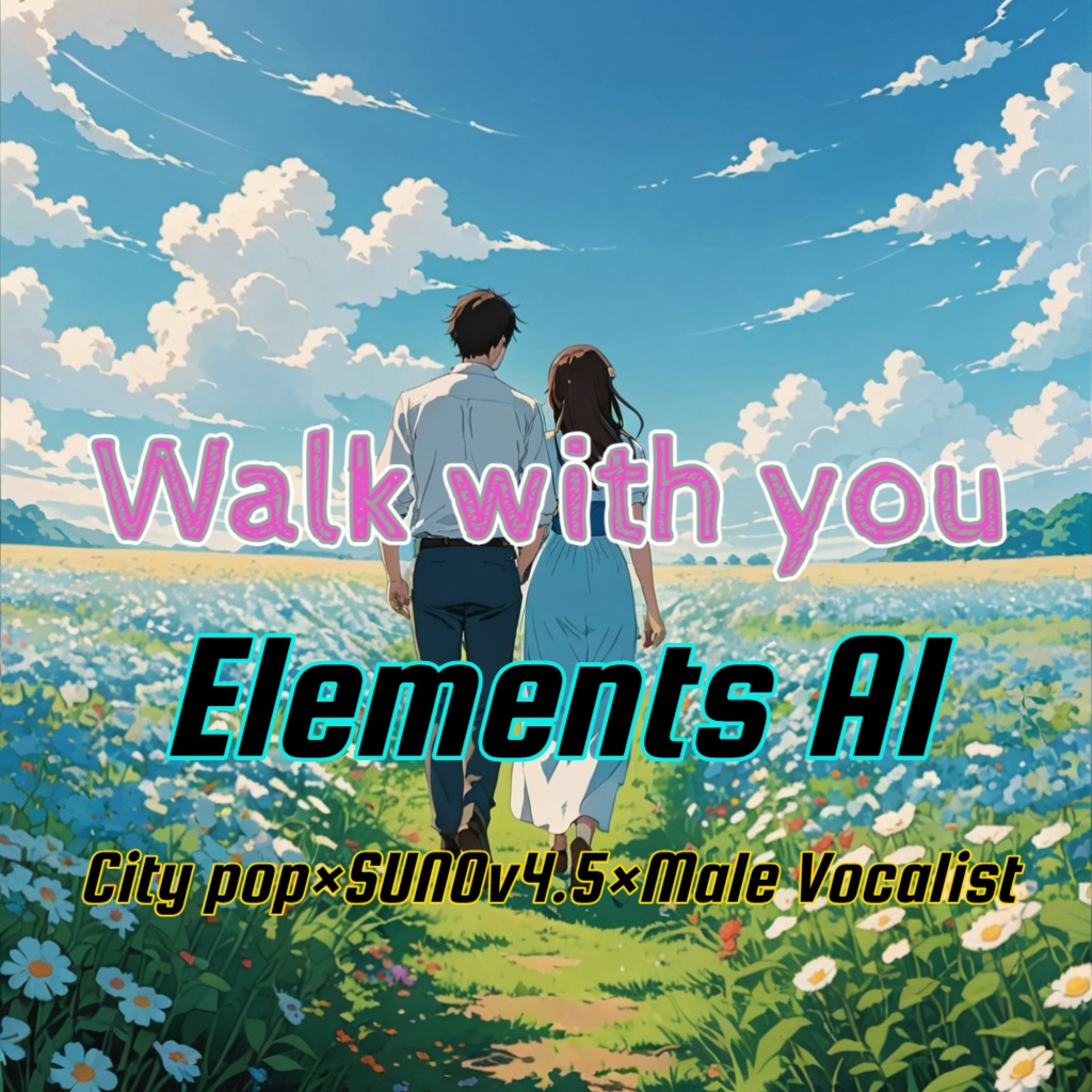 Walk with you【風のハヤテ20曲目】【City pop×SUNOv4.5】男性ボーカル