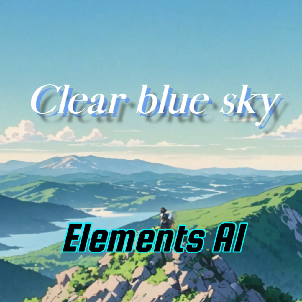 Clear blue sky【風のハヤテ31曲目】【Ballad piano, acoustic guitar, SunoV4.5+】ツインボーカル