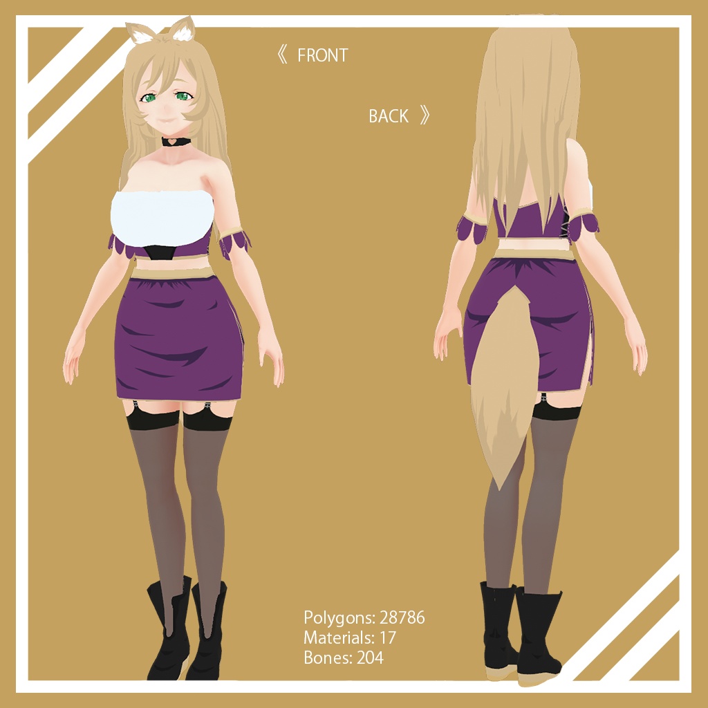 3Dモデル「久美子」/ 3D Model "Kumiko" Ver.1.0