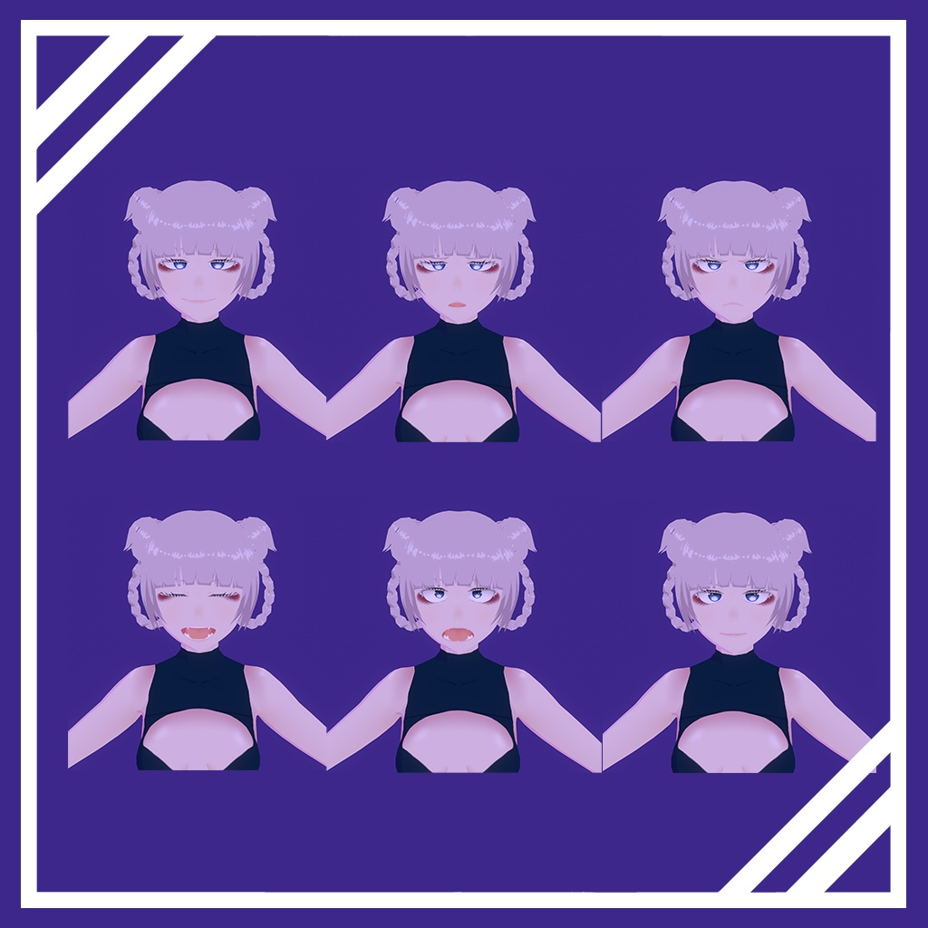 3Dモデル「レイナ」/ 3D Model "Nazuna Nanakusa" Ver.1.0