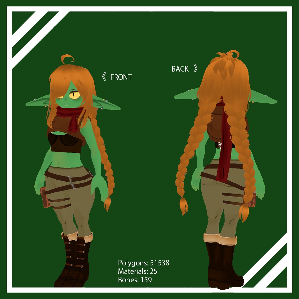 3Dモデル「カタリナ」/ 3D Model "Kha´tarina" V1.4