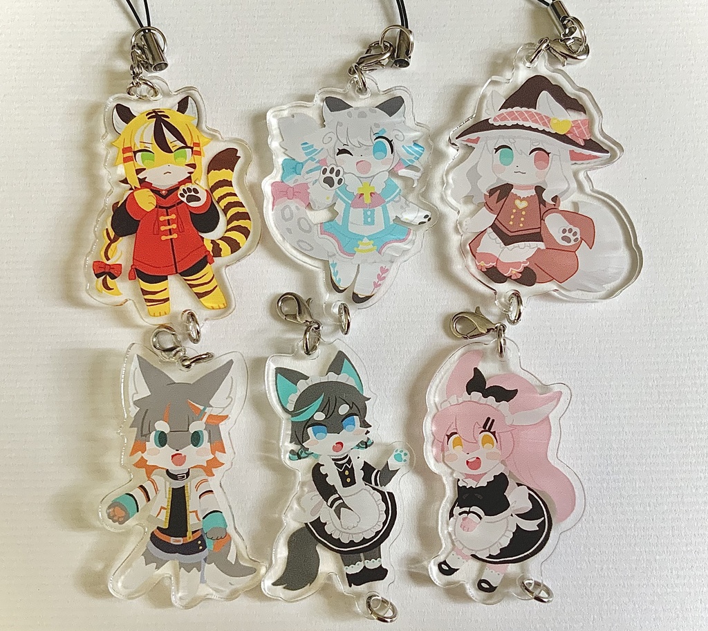 繋がるアクリルキーホルダー第2弾!