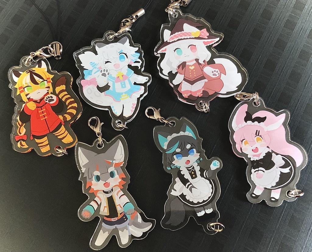 繋がるアクリルキーホルダー第2弾!