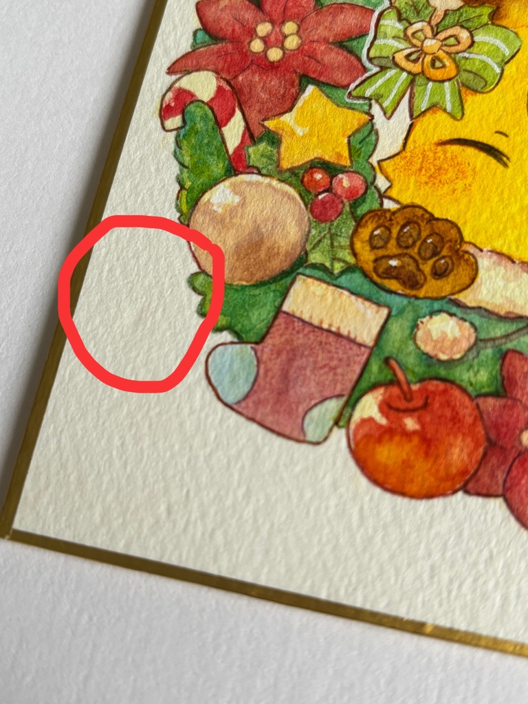 コロモちゃん色紙クリスマス2025🎄