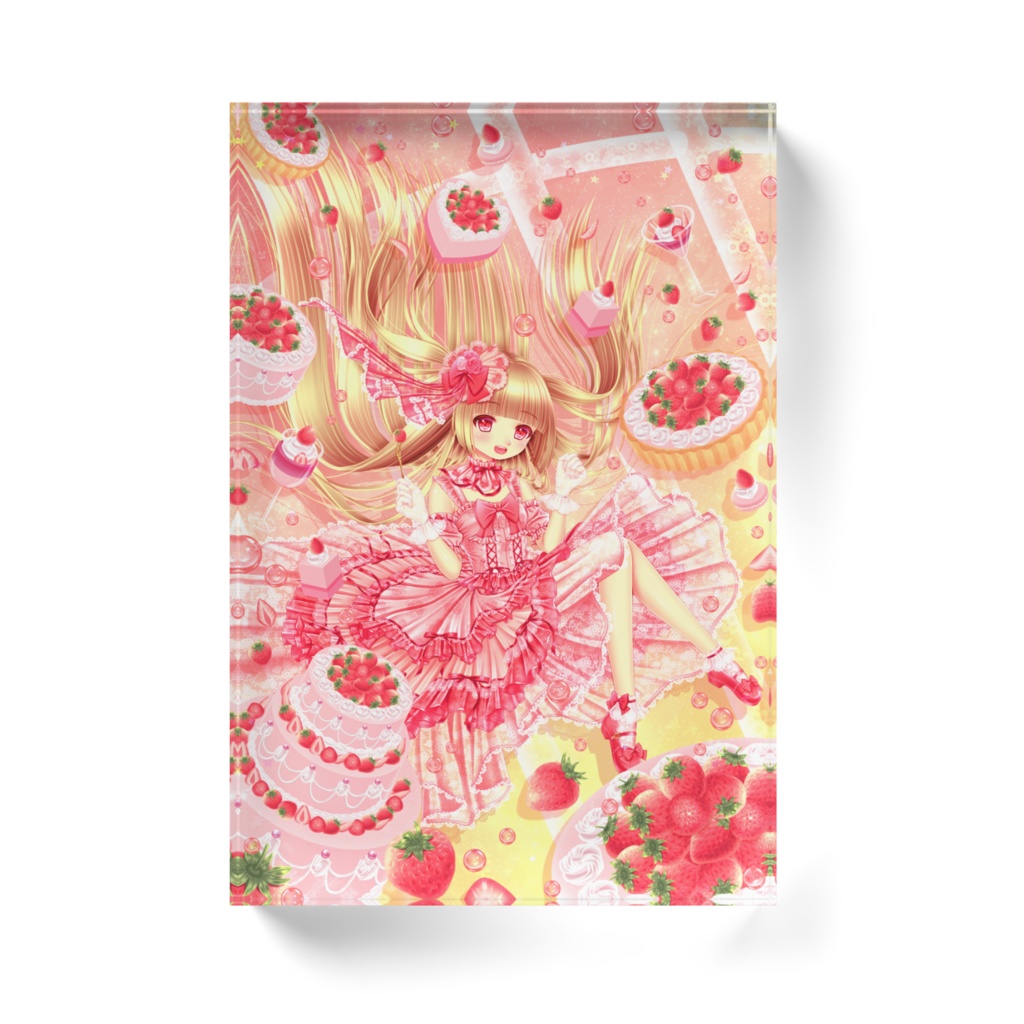 「sweet strawberry rush」アクリルブロック