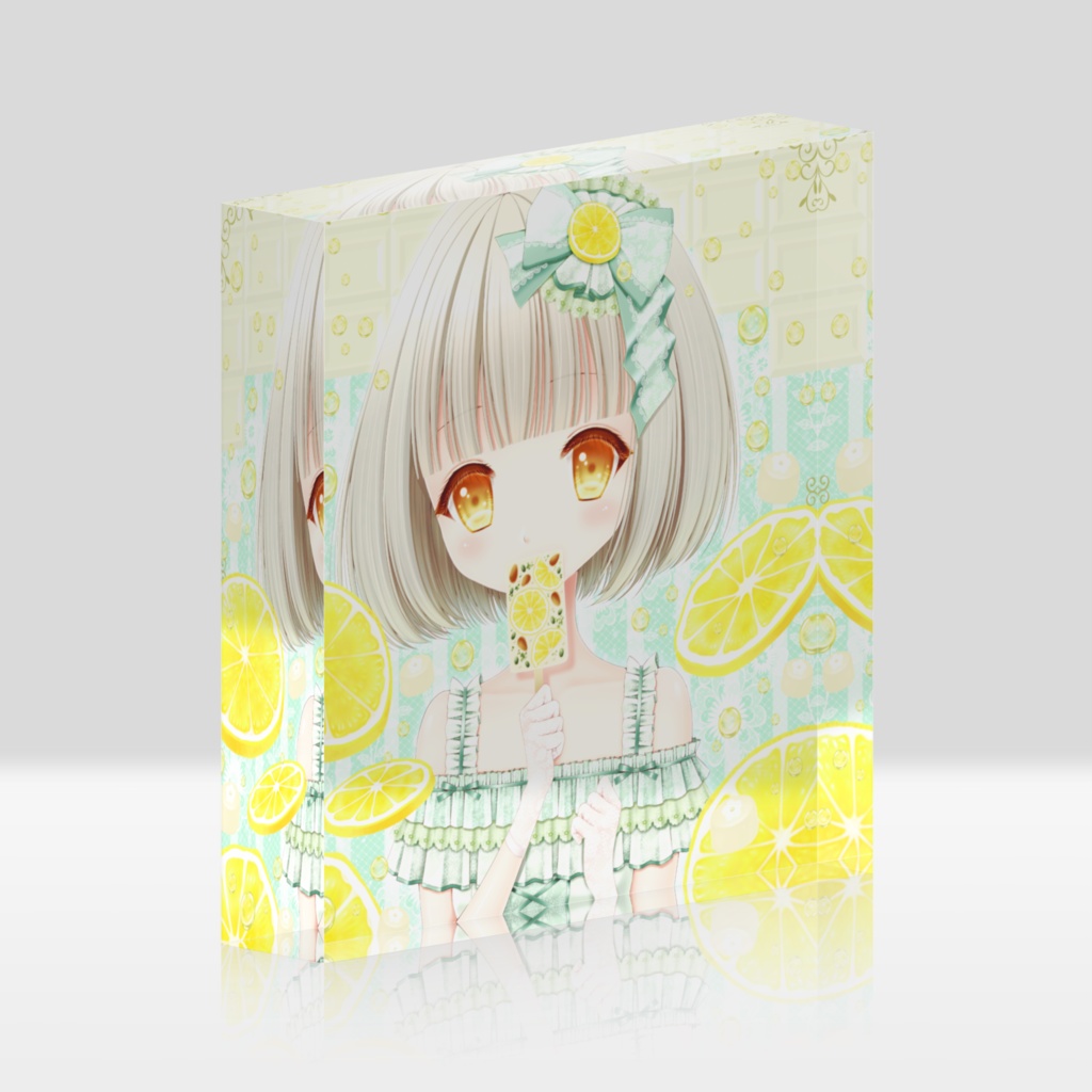 「レモン×チョコレート」アクリルブロック