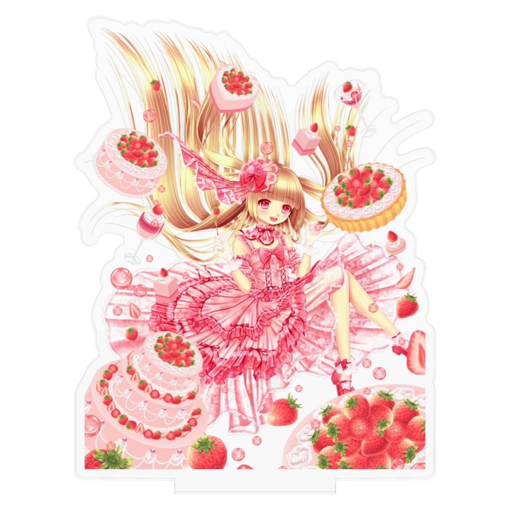 「sweet strawberry rush」アクリルフィギュア
