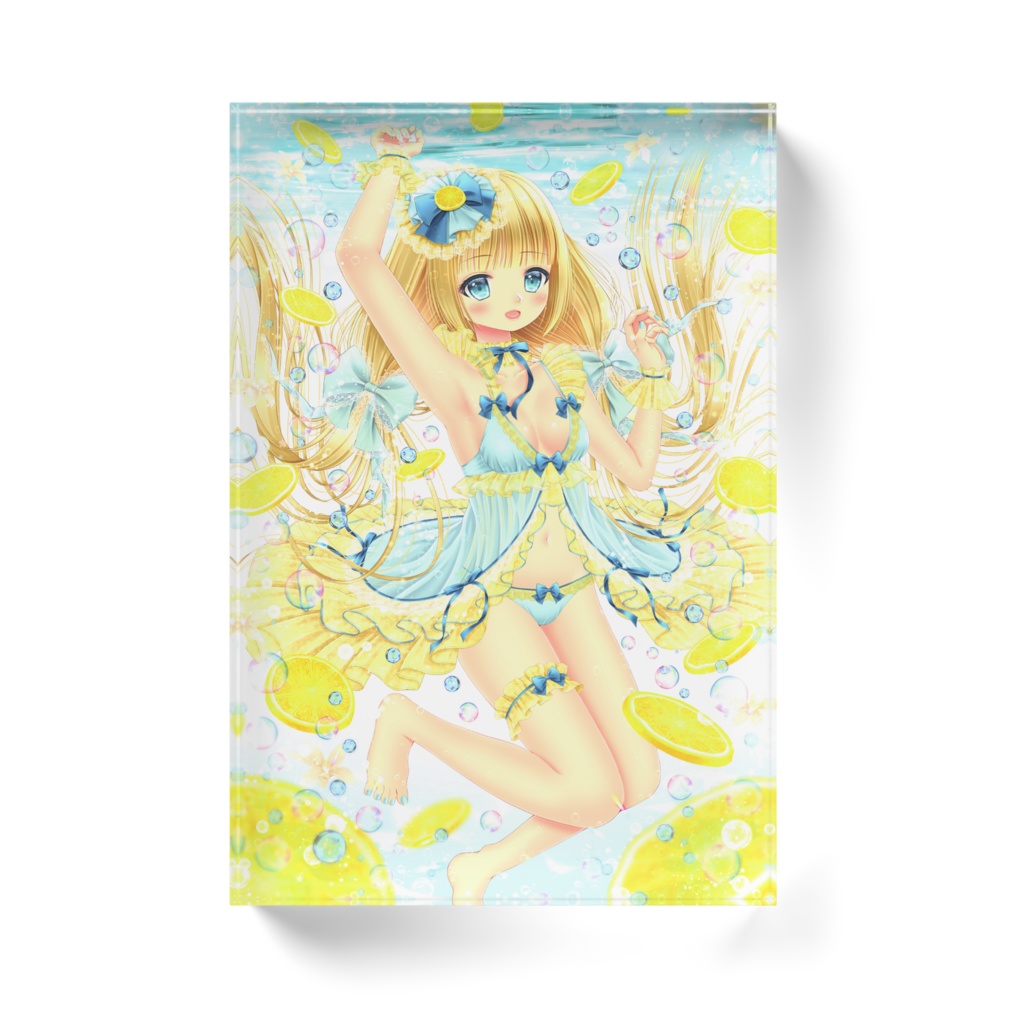 「レモンソーダサマー」アクリルブロック