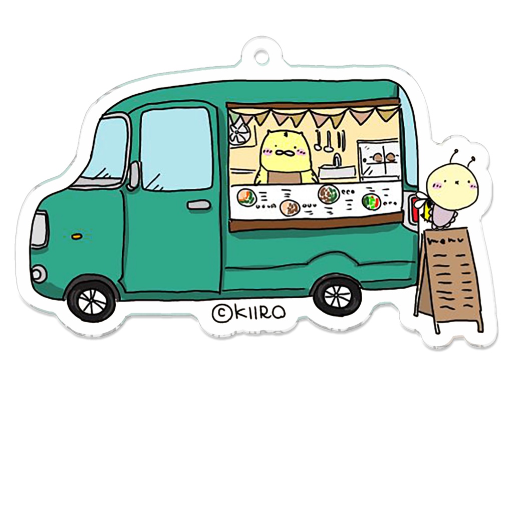 トラ&ハチキッチンカーアクキー