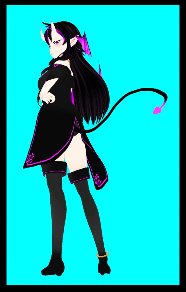 Succubus demon VRM avatar for VRchat or Vtubing