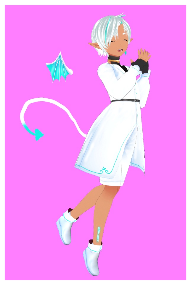 Incubus demon VRM avatar for VRchat or Vtubing