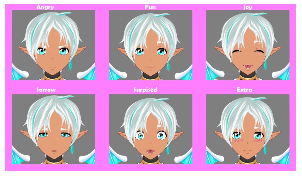 Incubus demon VRM avatar for VRchat or Vtubing