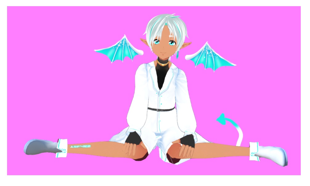 Incubus demon VRM avatar for VRchat or Vtubing