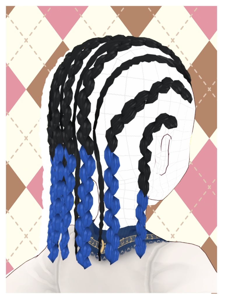 Vroid Dreadlocks/Cornrows Hair Presets