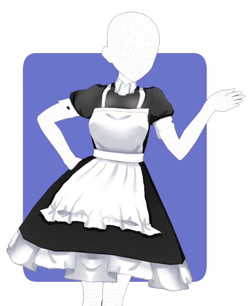 Vroid Maide Dress