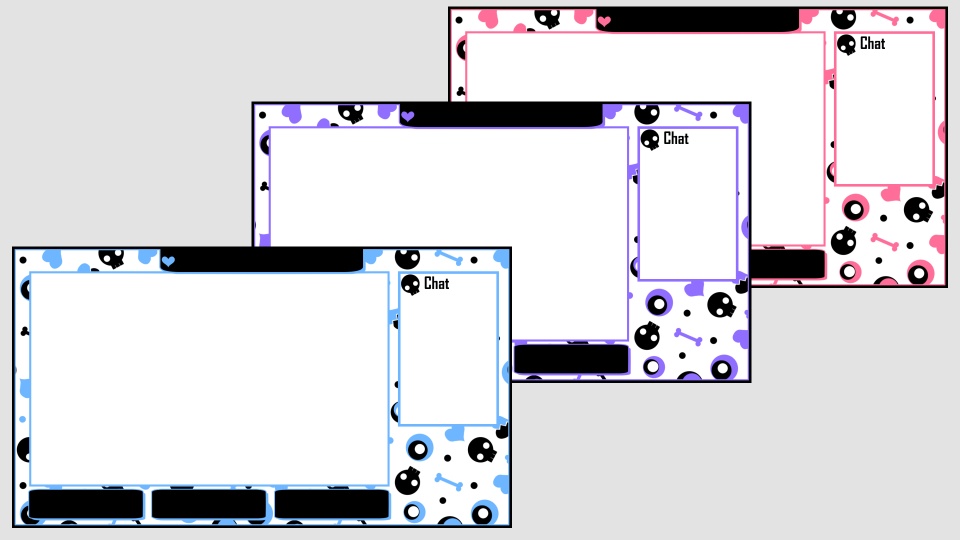 Streamer Overlay - Skulls