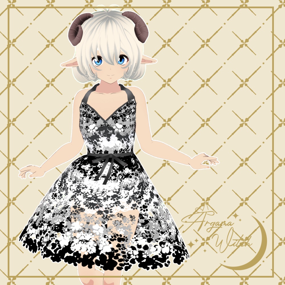 Cute Paw cut-out Dress