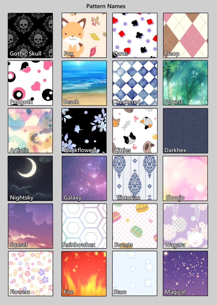 Free Streaming Schedule Templates - Vtuber Youtuber Twitch Streamer