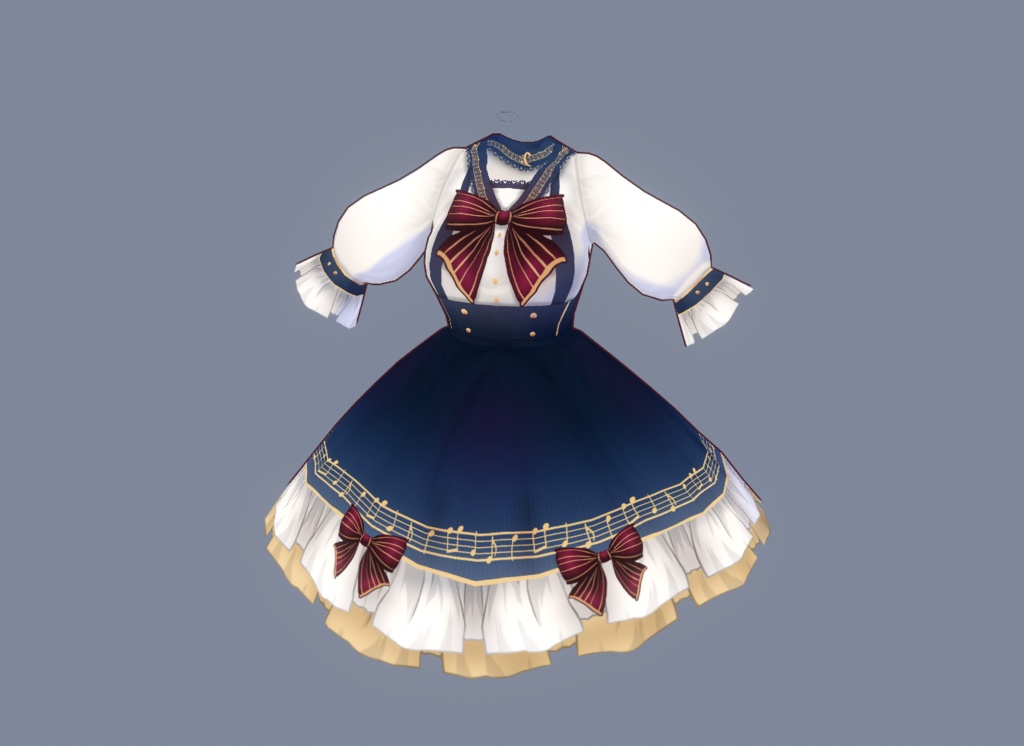 Music Lolita Ruffled Dress