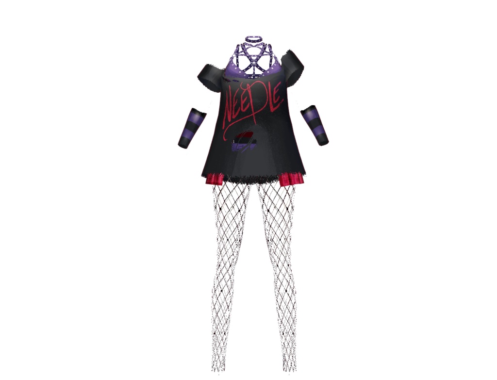 Punk Vroid Concert Outfit
