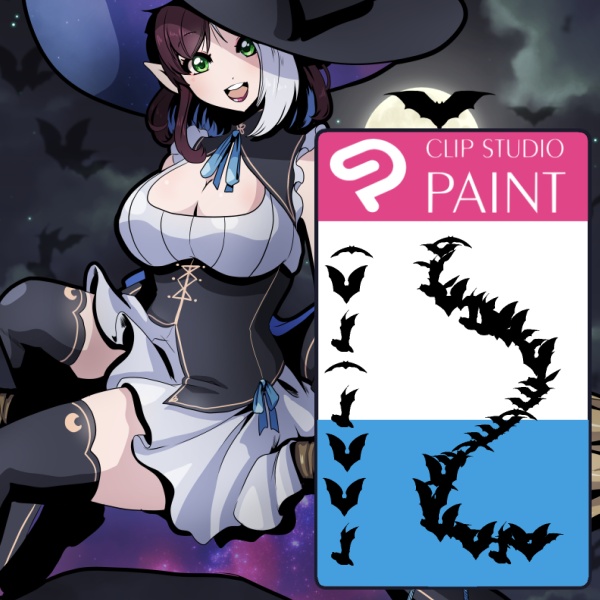 Bat Brush for Clip Studio Paints