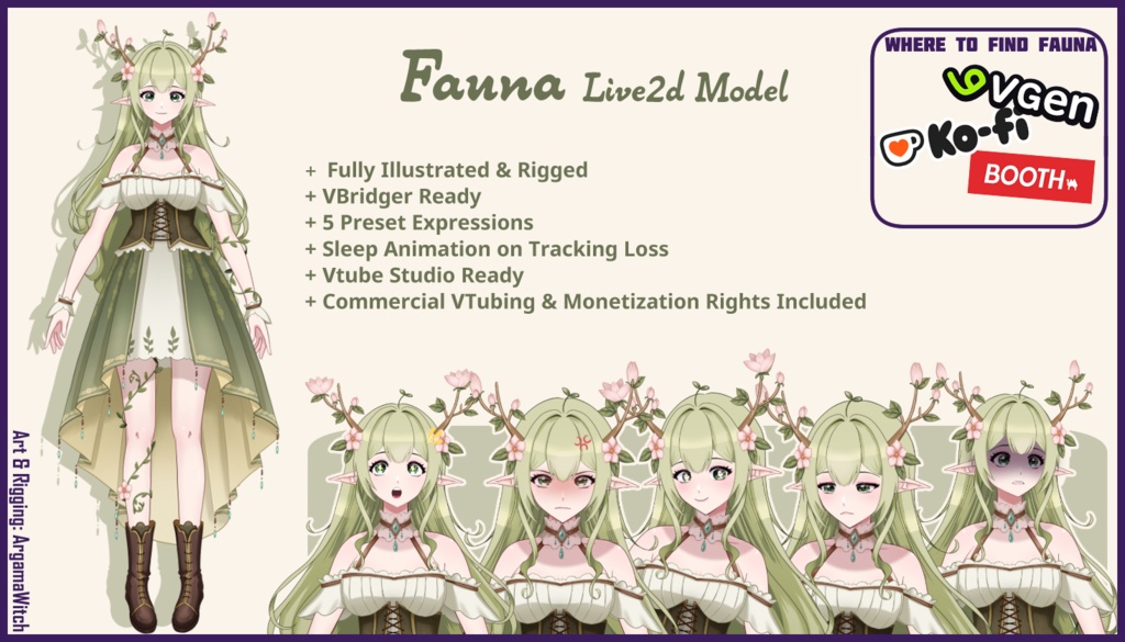 Fauna Premade Live2D