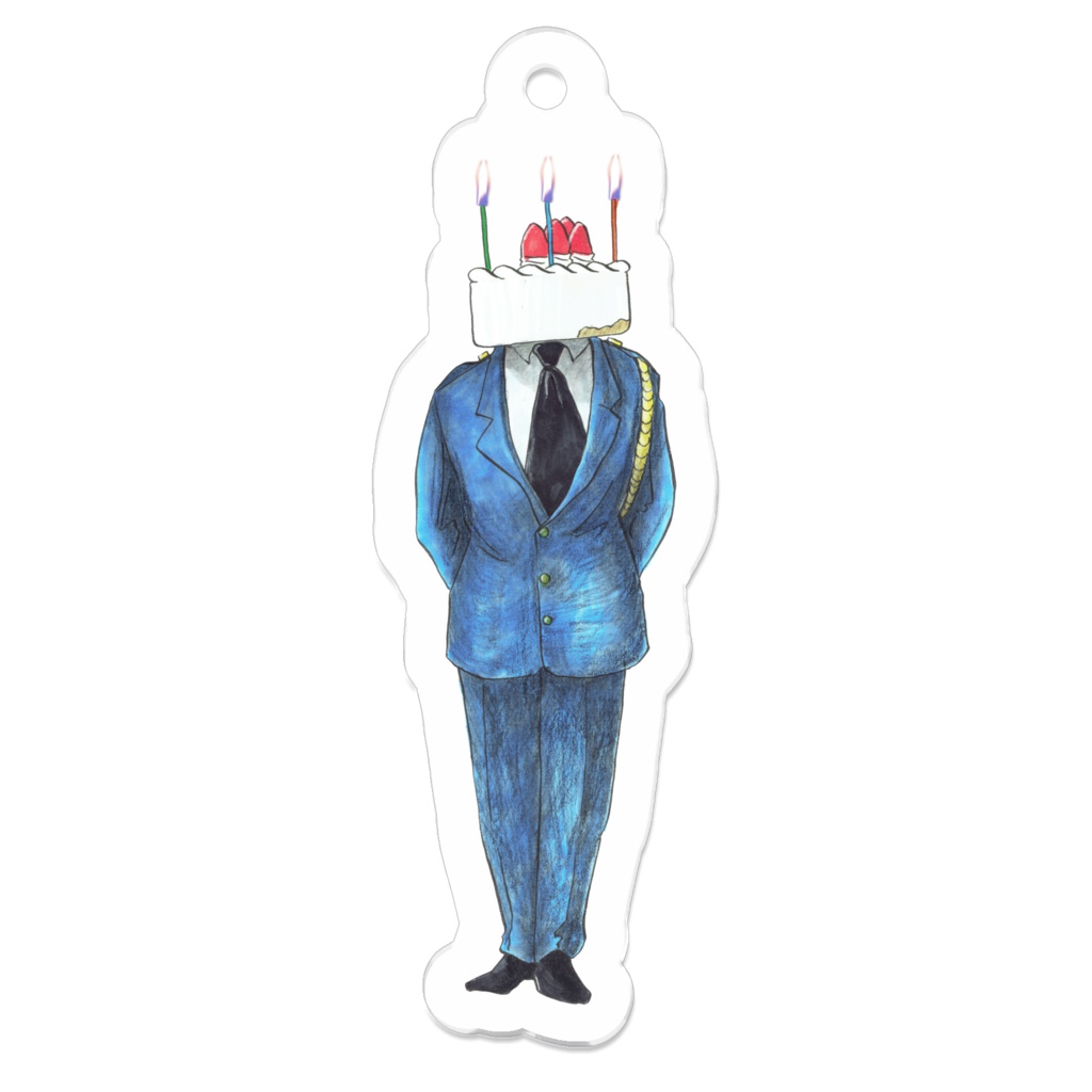 バースデー警視アクリルキーホルダー