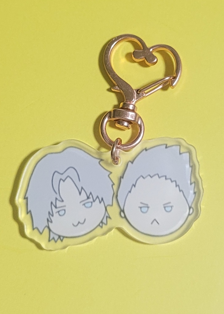 Devil May Cry Vergil Dante acrylic keychain バージル ダンテ アクリルキーホルダー