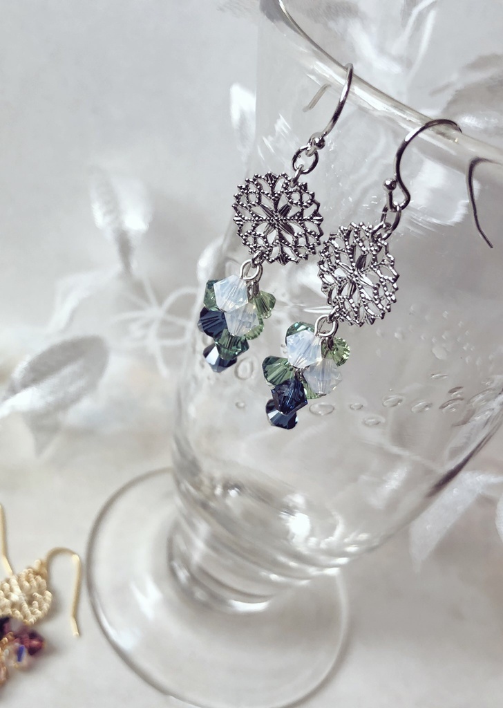 ユーリ!!! 氷の結晶シリーズ ピアス、イヤリング