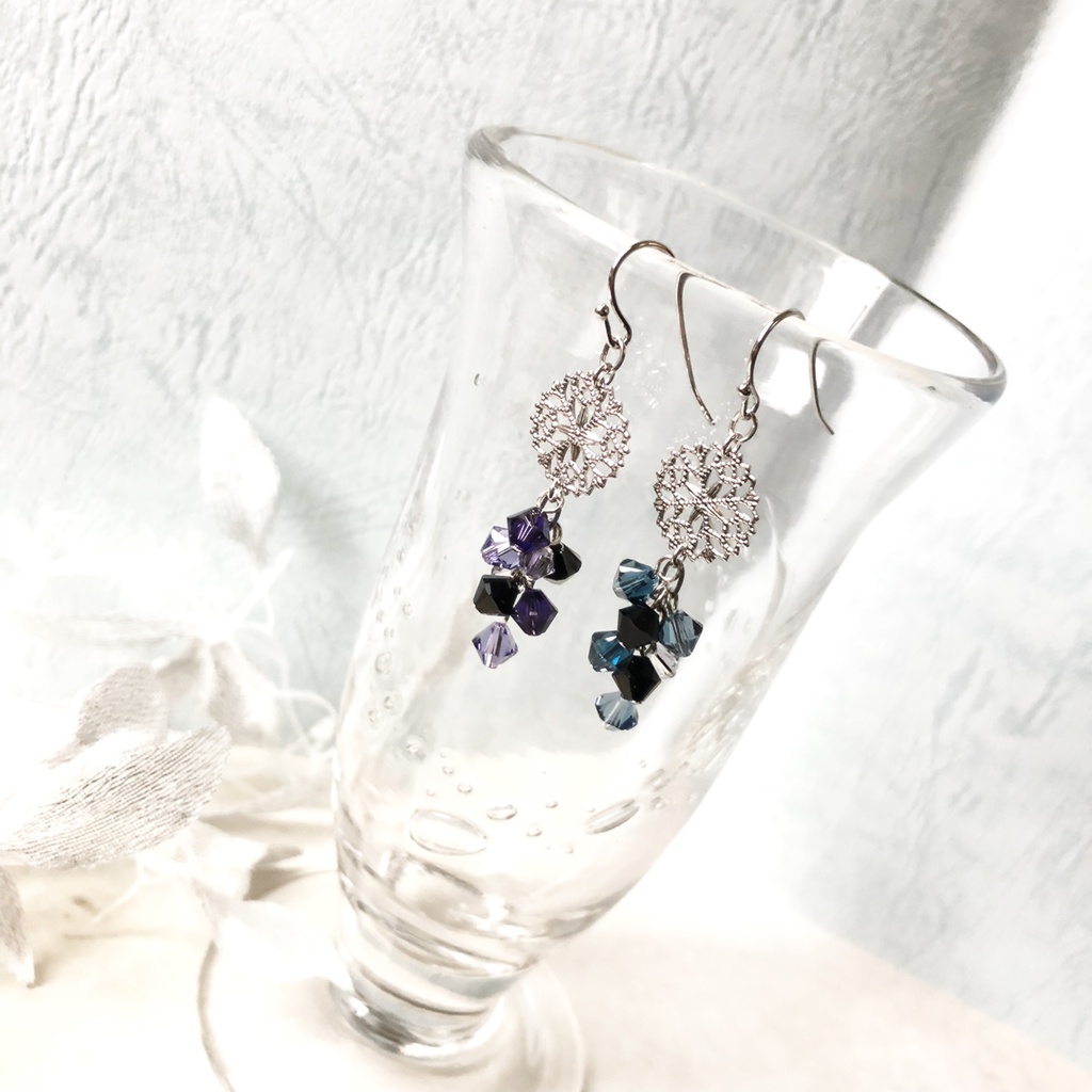 ユーリ!!! 氷の結晶シリーズ ピアス、イヤリング