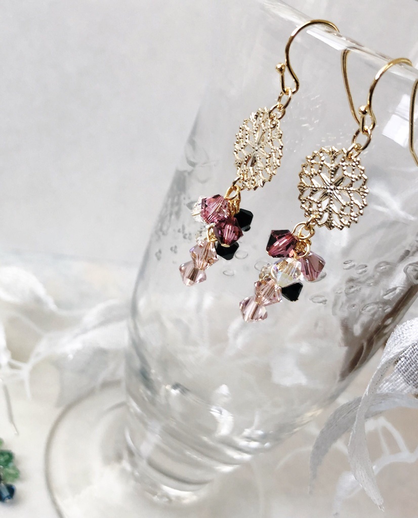 ユーリ!!! 氷の結晶シリーズ ピアス、イヤリング