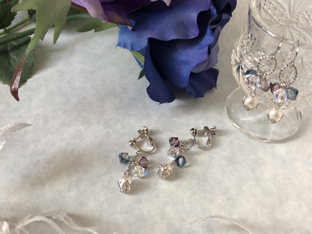 離れずにそばにいてduetピアス、イヤリング