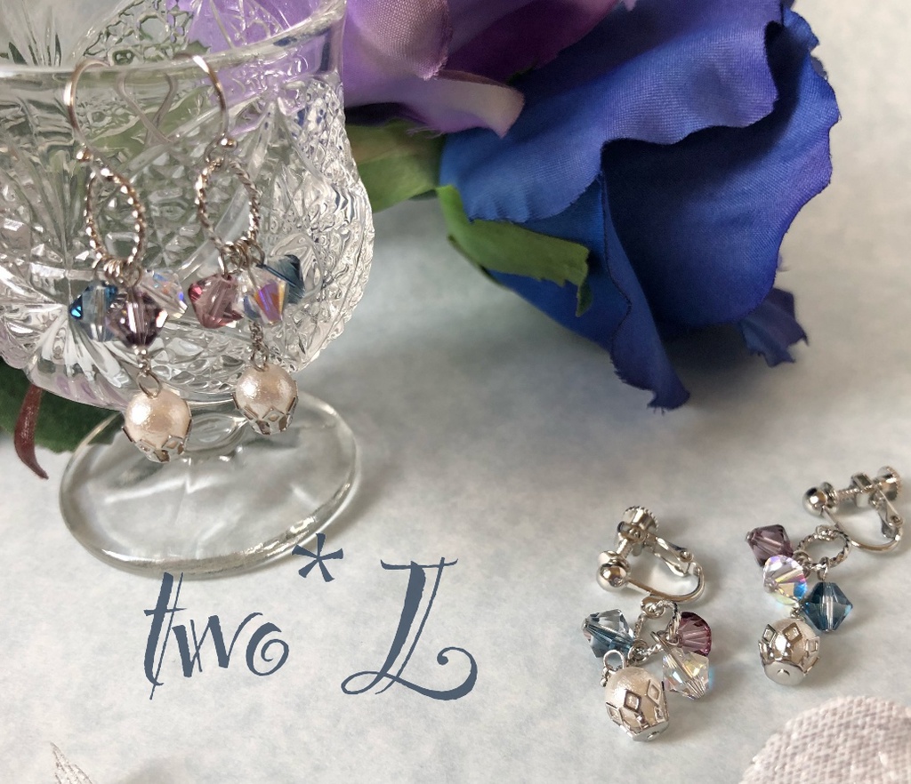 離れずにそばにいてduetピアス、イヤリング