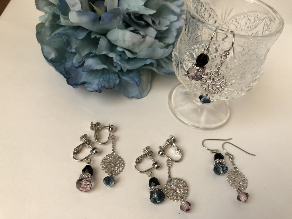 離れずにそばにいて皇帝と王子様のピアス、イヤリング