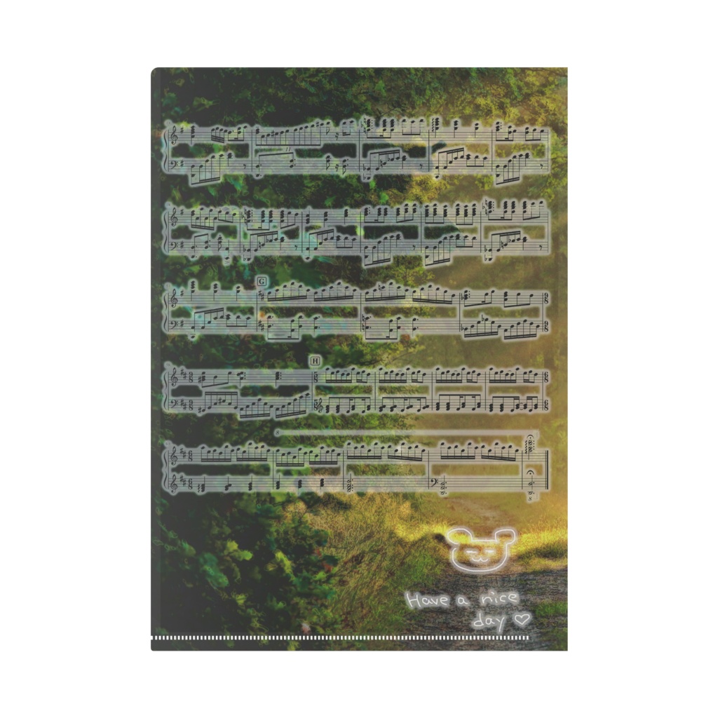 wake up callクリアファイル